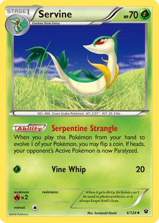[PKM-C] Servine (6/124) [XY: Fates Collide]