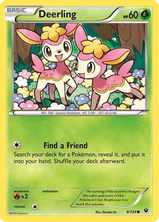 [PKM] Deerling (8/124) [XY: Fates Collide]