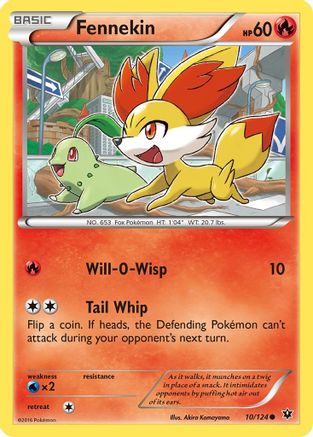 [PKM] Fennekin (10/124) [XY: Fates Collide]