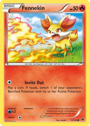 [PKM] Fennekin (11/124) [XY: Fates Collide]