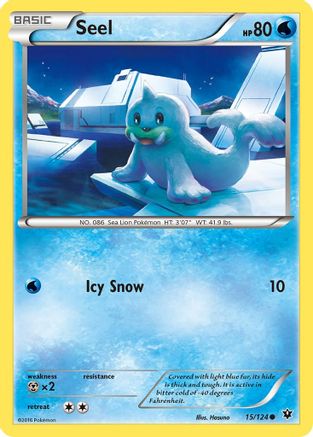 [PKM-C] Seel (15/124) [XY: Fates Collide]