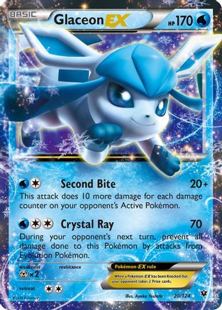 [PKM] Glaceon EX (20/124) [XY: Fates Collide]