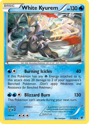 [PKM] White Kyurem (21/124) [XY: Fates Collide]