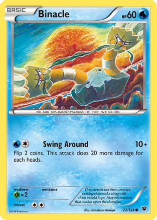 [PKM] Binacle (22/124) [XY: Fates Collide]