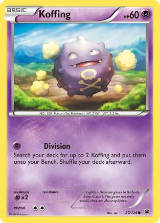[PKM] Koffing (27/124) [XY: Fates Collide]