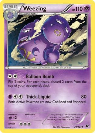 [PKM] Weezing (28/124) [XY: Fates Collide]