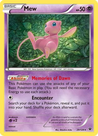 [PKM] Mew (29/124) [XY: Fates Collide]