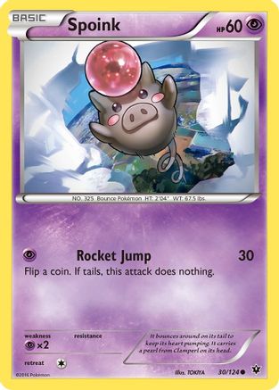 [PKM] Spoink (30/124) [XY: Fates Collide]