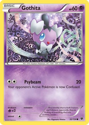 [PKM] Gothita (32/124) [XY: Fates Collide]