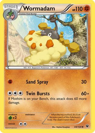 [PKM] Wormadam (44/124) [XY: Fates Collide]