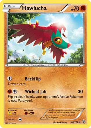 [PKM-C] Hawlucha (48/124) [XY: Fates Collide]