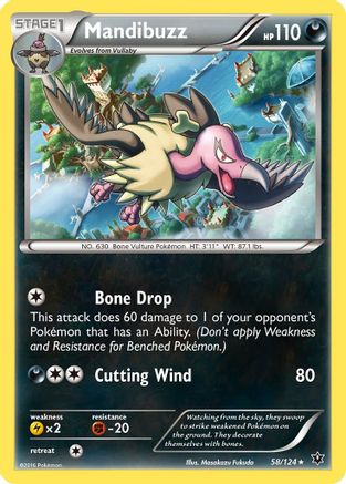 [PKM] Mandibuzz (58/124) [XY: Fates Collide]