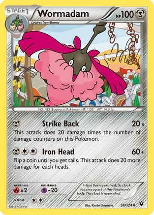 [PKM] Wormadam (59/124) [XY: Fates Collide]