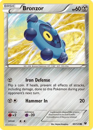 [PKM] Bronzor (60/124) [XY: Fates Collide]