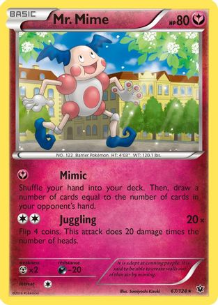 [PKM-R] Mr. Mime (67/124) [XY: Fates Collide]
