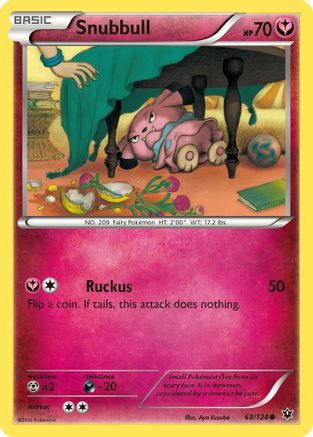 [PKM] Snubbull (68/124) [XY: Fates Collide]