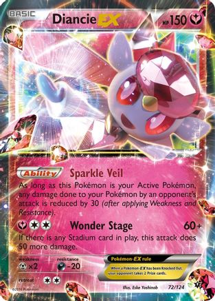 [PKM-R] Diancie EX (72/124) [XY: Fates Collide]