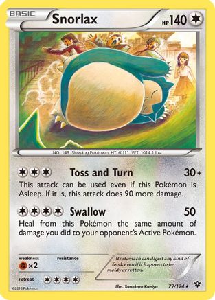 [PKM-R] Snorlax (77/124) [XY: Fates Collide]