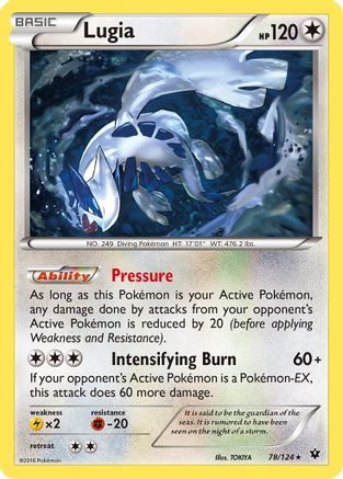 [PKM] Lugia (78/124) [XY: Fates Collide]
