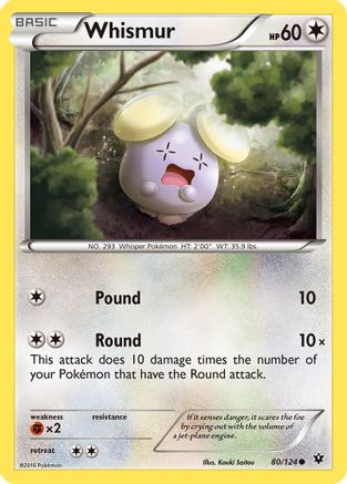 [PKM] Whismur (80/124) [XY: Fates Collide]