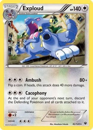 [PKM] Exploud (82/124) [XY: Fates Collide]