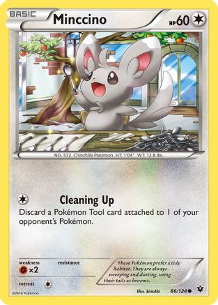 [PKM] Minccino (86/124) [XY: Fates Collide]