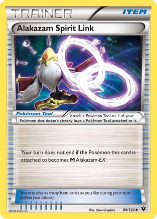 [PKM] Alakazam Spirit Link (90/124) [XY: Fates Collide]