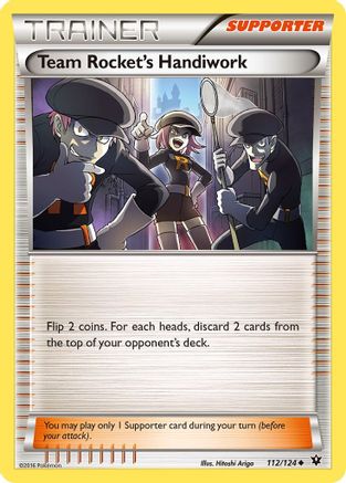 [TR] Team Rocket's Handiwork (112/124) [XY: Fates Collide]