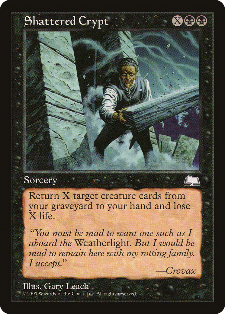 {C} Shattered Crypt [Weatherlight][WTH 080] - Misty Mountain Games