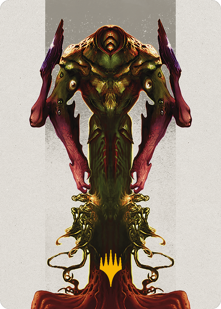 {A} Kozilek, the Broken Reality Art Card (Gold-Stamped Planeswalker Symbol) [Modern Horizons 3 Art Series][GS AMH3 051]