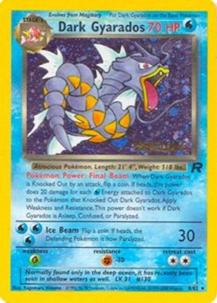 [PKM-R] Dark Gyarados (8/82) (Prerelease Promo) [Team Rocket Unlimited]