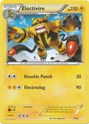 [PKM] Electivire (4/30) [XY: Trainer Kit 3 - Pikachu Libre]