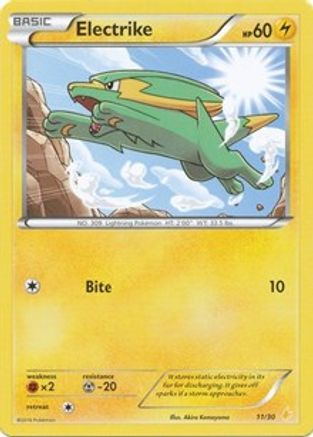 [PKM] Electrike (28/30) [XY: Trainer Kit 3 - Pikachu Libre]