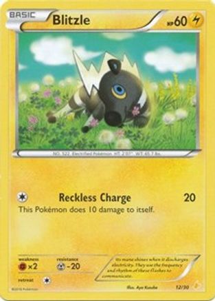 [PKM] Blitzle (12/30) [XY: Trainer Kit 3 - Pikachu Libre]