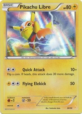 [PKM] Pikachu Libre (30/30) [XY: Trainer Kit 3 - Pikachu Libre]