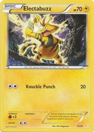 [PKM] Electabuzz (15/30) [XY: Trainer Kit 3 - Pikachu Libre]