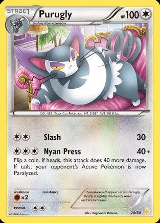[PKM-R] Purugly (24/30) [XY: Trainer Kit 3 - Pikachu Libre]