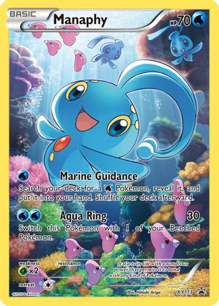 [PKM-R] Manaphy (XY113) [XY: Black Star Promos]