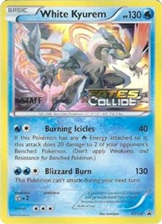 [PKM] White Kyurem (XY128) (Staff) [XY: Black Star Promos]