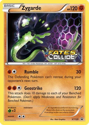 [PKM-R] Zygarde (XY129) [XY: Black Star Promos]