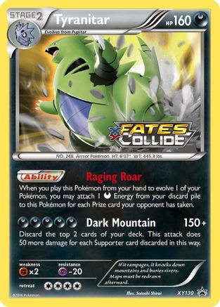 [PKM] Tyranitar (XY130) [XY: Black Star Promos]