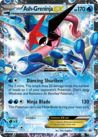 [PKM] Ash-Greninja EX (XY133) [XY: Black Star Promos]