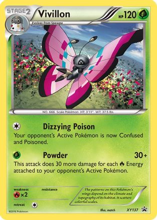 [PKM] Vivillon (XY137) [XY: Black Star Promos]
