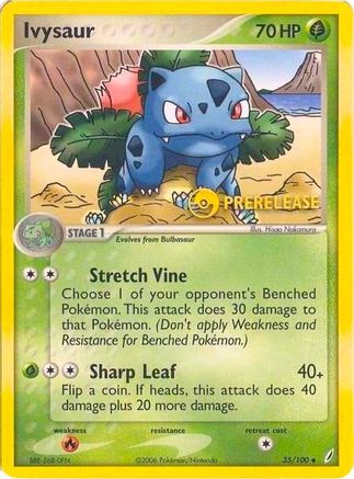 [PKM] Ivysaur (35/100) (Prerelease Promo) [Nintendo: Black Star Promos]