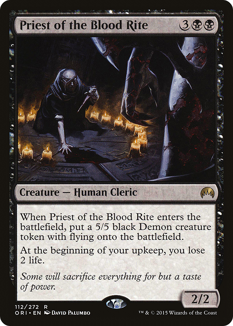 {R} Priest of the Blood Rite [Magic Origins][ORI 112] - Misty Mountain Games