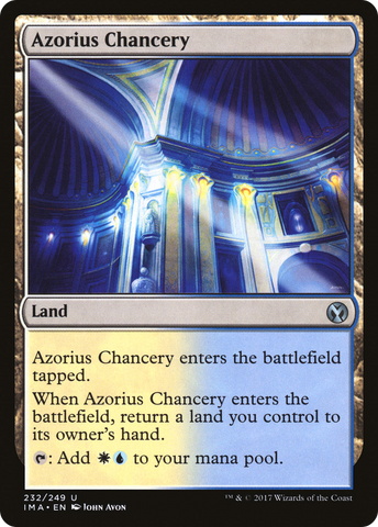 {C} Azorius Chancery [Iconic Masters][IMA 232]