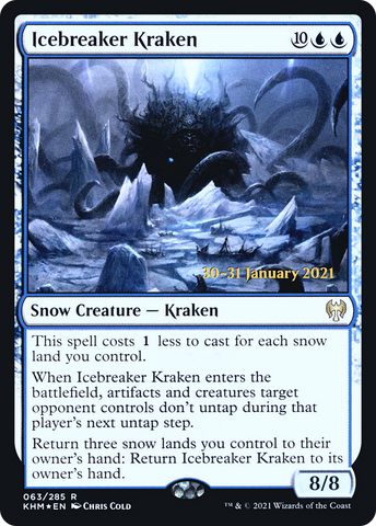 {R} Icebreaker Kraken [Kaldheim Prerelease Promos][PR KHM 063]