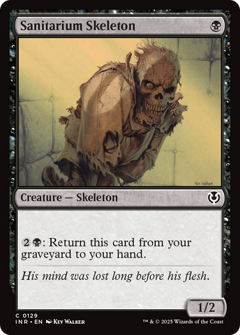{C} Sanitarium Skeleton [Innistrad Remastered][INR 129]