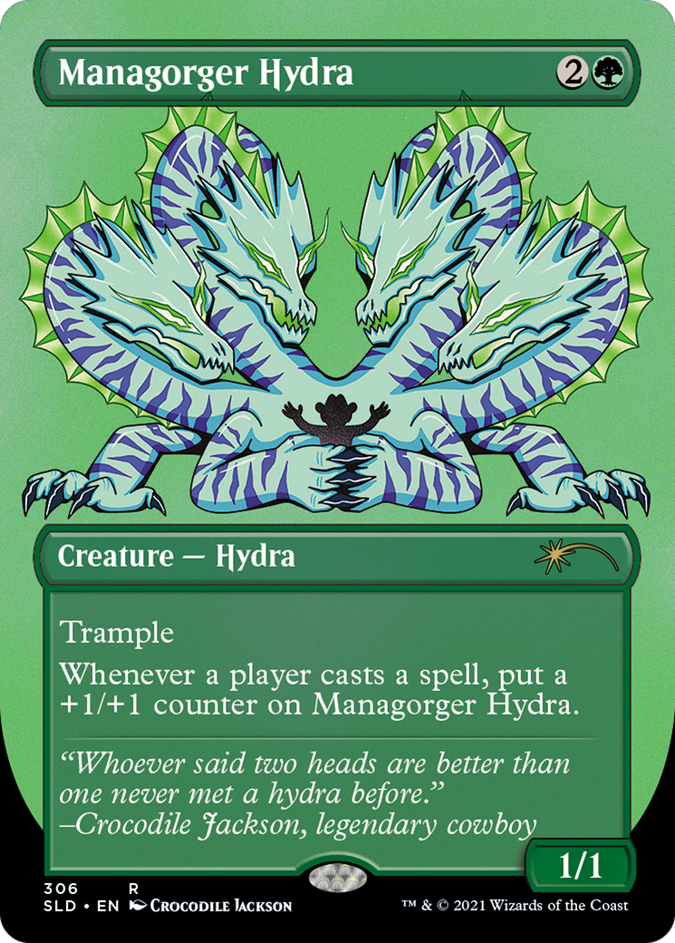 Managorger Hydra [SLD-306]  (Borderless) Etched Foil