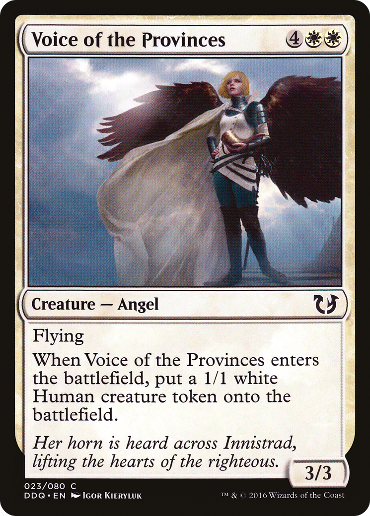 {C} Voice of the Provinces [Duel Decks: Blessed vs. Cursed][DDQ 023] - Misty Mountain Games
